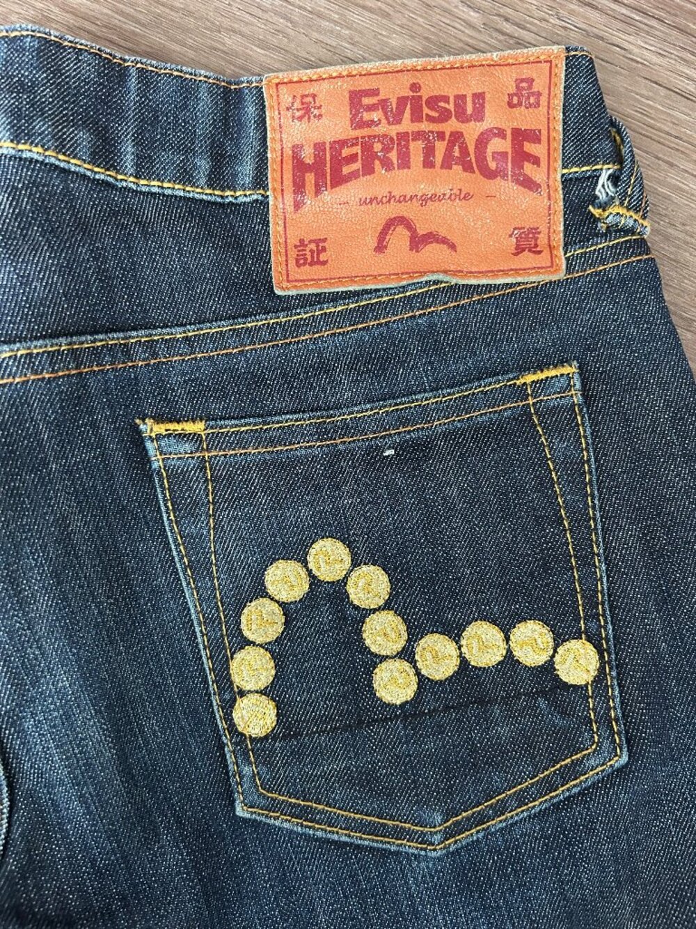 Evisu Hertiage Straight Bootcut Jeans - Picture 4 of 6